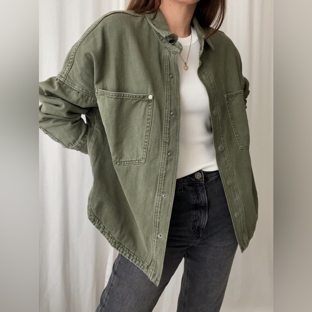MASON JACKET — In Olive - Picture 6 of 9